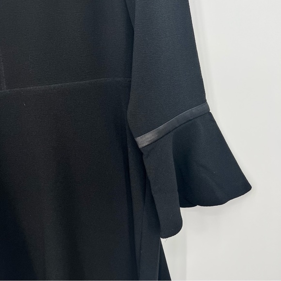 Scotch & Soda Maison Paris Flare Bell Sleeves Little Black Mini Dress Medium - Picture 9 of 14